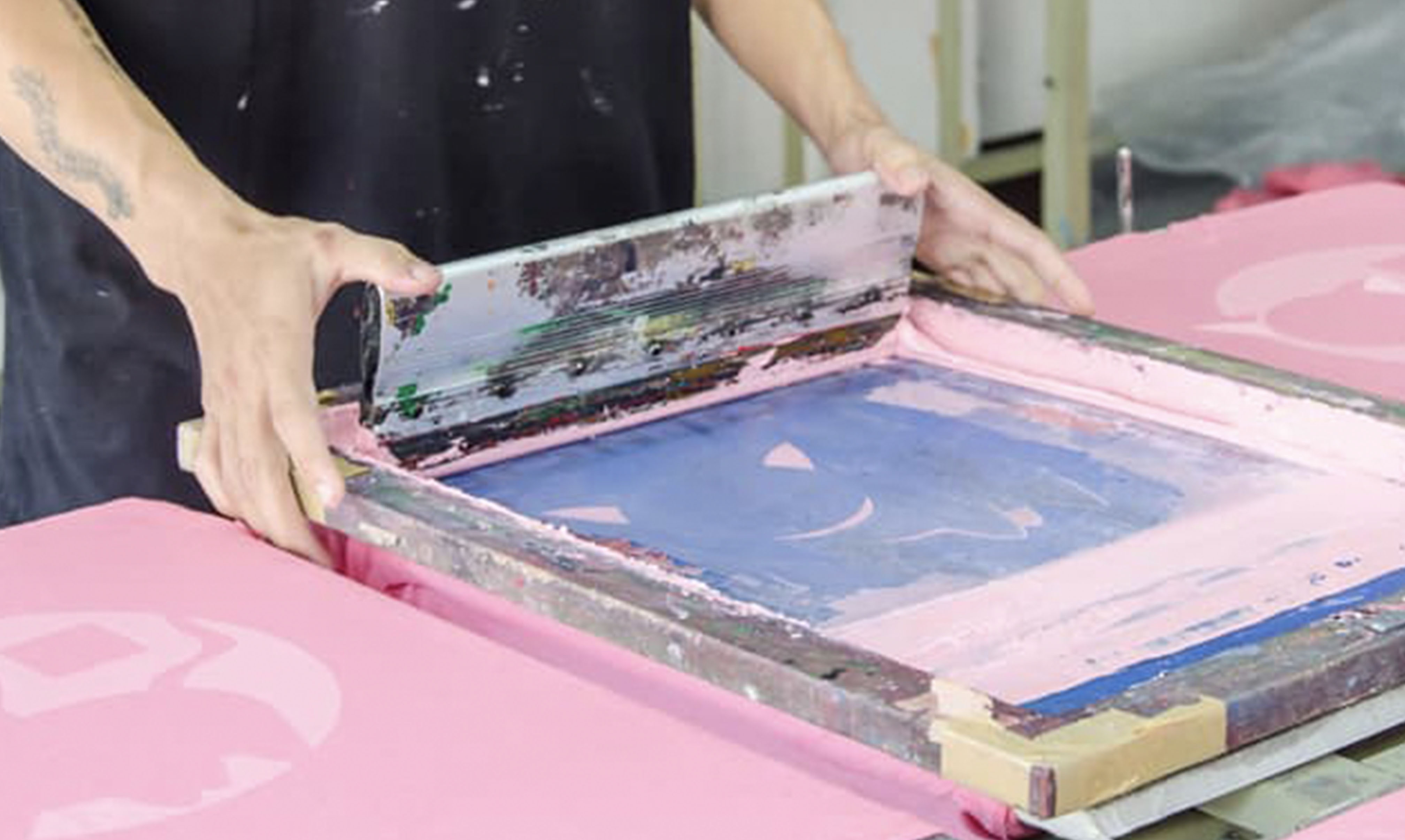 Cadre De Sérigraphie Insolé Et Prêt Pour L'impression